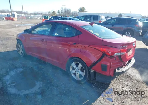 2013 Hyundai Elantra Gls из США, поврежденный, VIN KMHDH4AE4DU973064